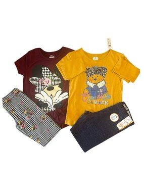 Girls Graphic Tee and Pants Bundle - 
2 Fits for the price of one! 🌟